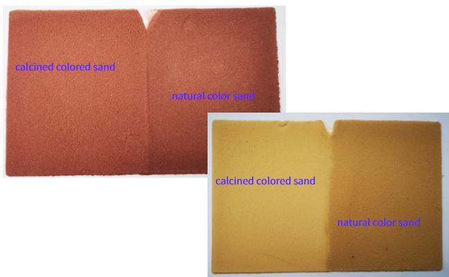 Top Quality, High-Temperature Calcined Basalt Colored Sand for Tiles