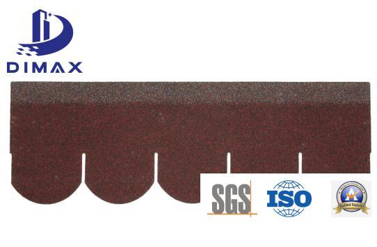 Factory Direct Sell Fish Scale Colored Stone Coated Asphalt Roofing Tile
