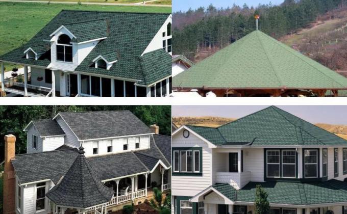 Factory Direct Sell Fish Scale Colored Stone Coated Asphalt Roofing Tile